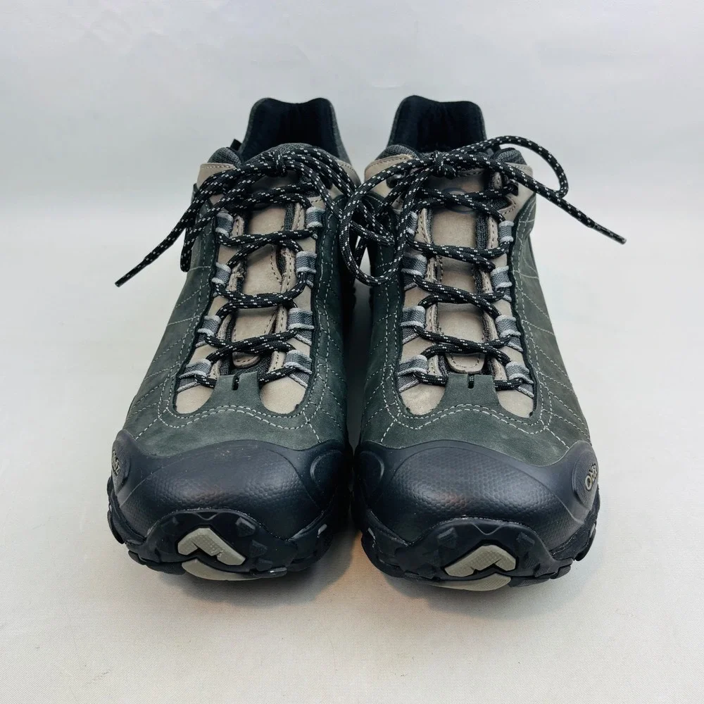 Oboz Bridger‎ Low Hiking Boot Mens 11.5 Dark Shadow Waterproof Trail Shoes 22701